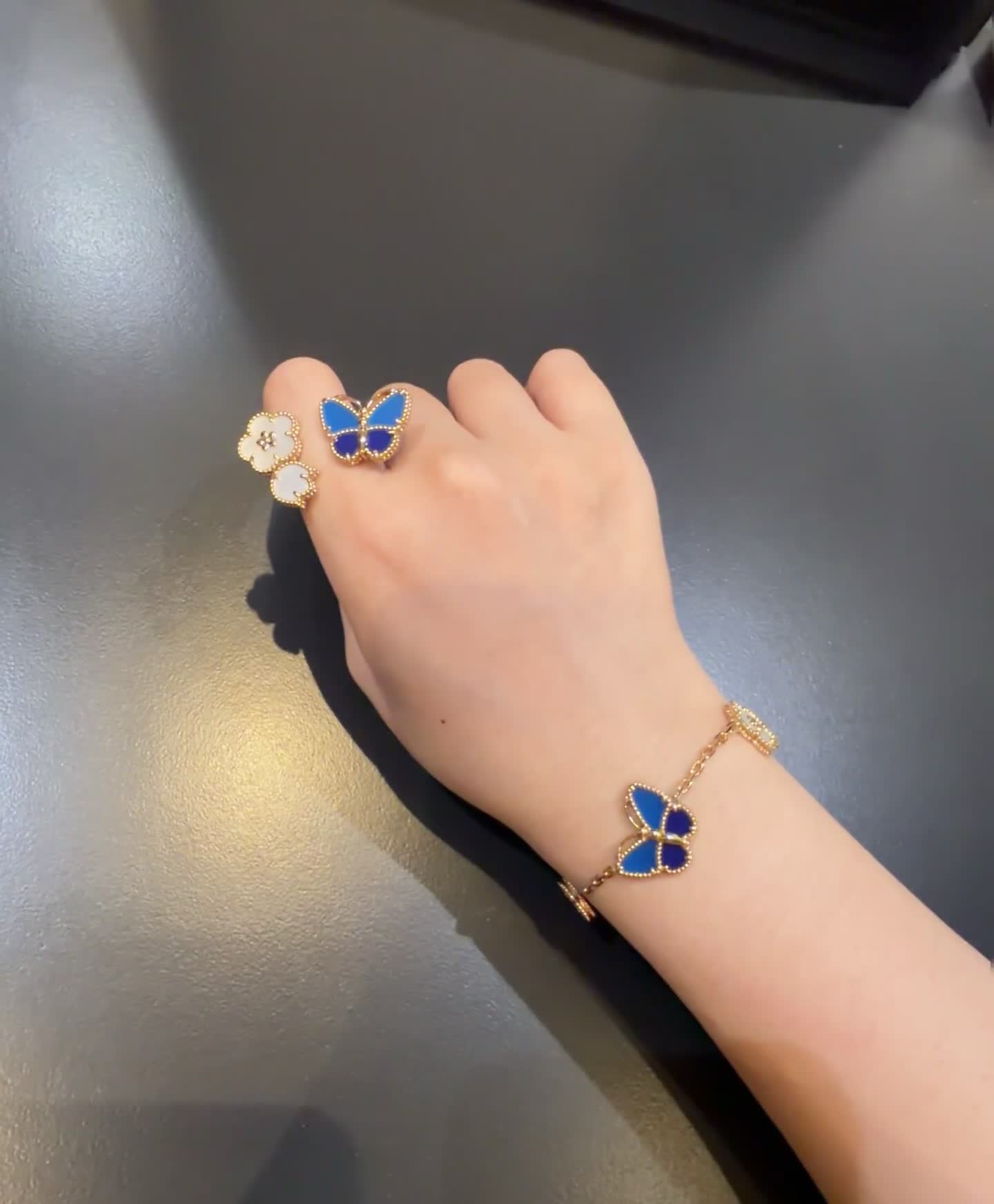 Van Cleef & Arpels Alhambra Butterfly Earrings